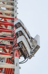 telecommunication-tower-with-blue-sky